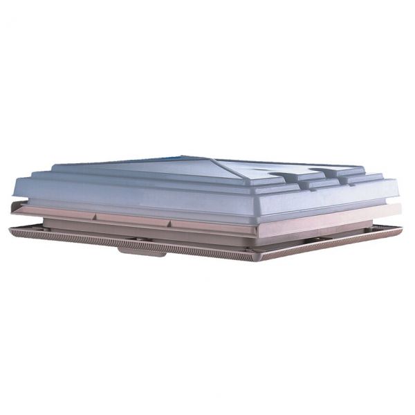 MPK roof vent model 42, beige, NO FLY SCREEN, NO BLIND, 400x400 mm cut out