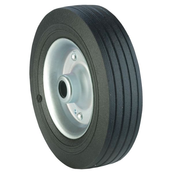 Replacement Wheel Solid Rubber With Steel Rim, 200 x 50mm