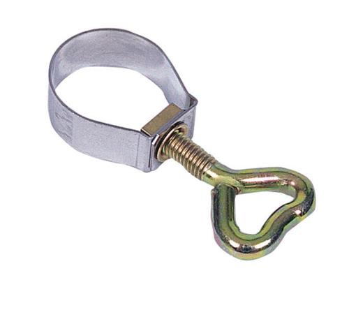 Pole clamp set with screws for tent poles with a diameter of 26- 28mm