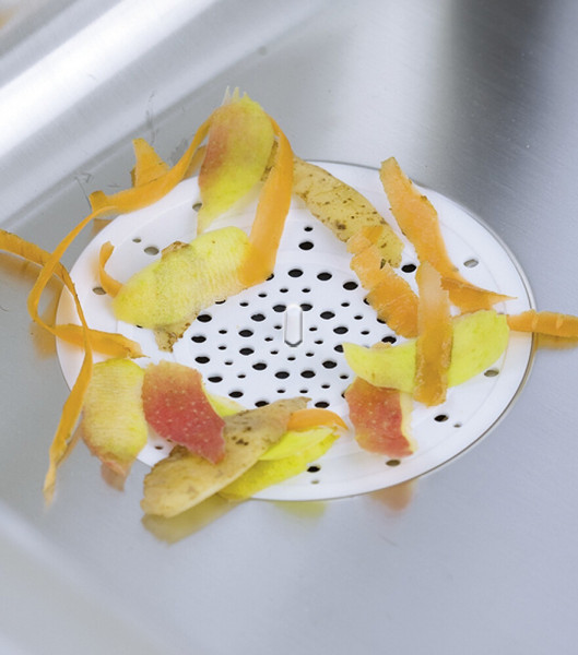 WENKO drain sieve, white, silicone Moutere Caravans