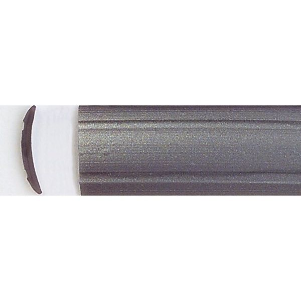 Rail infill for caravans, Silver, 12 mm, sold by the meter