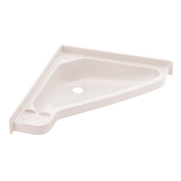 Corner Hand Basin,  White, with soap tray