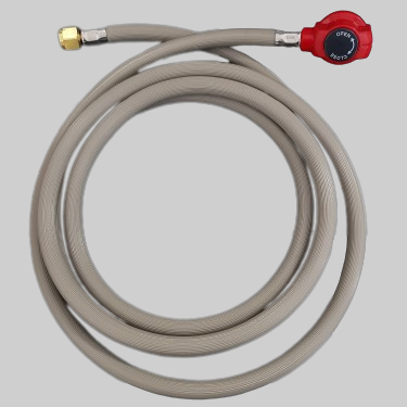 Caravan Gas Auxiliary Plug Bullfinch Connection Hose for BBQ, 3 Meters 3/8