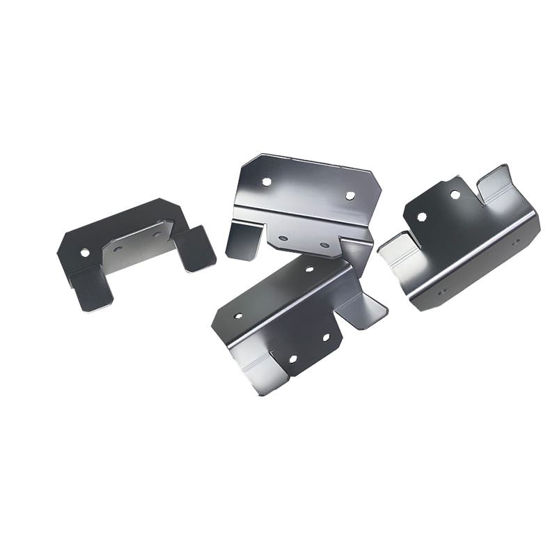 Sphere Solar Panel Mounting Bracket Kit - 4 Piece Silver