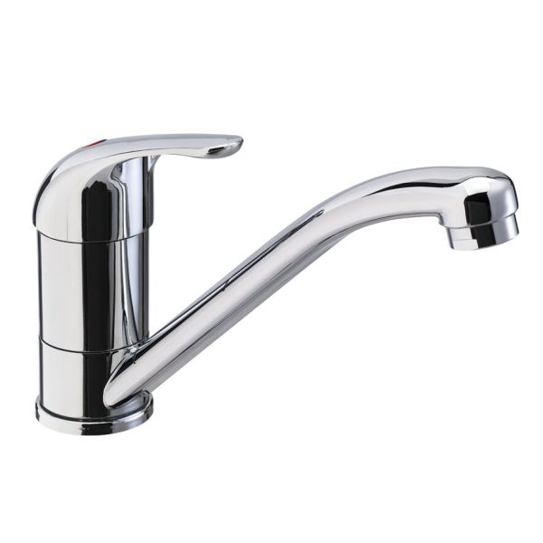 Reich Single-Lever Mixer Kama Metal Spout with microswitch, for soft hose