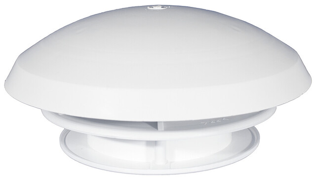 Knorz Mushroom Roof Vent with Insect Grill 110mm, White