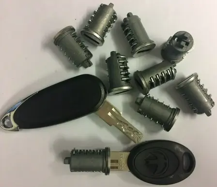 SWIFT FAWO HSC key and barrel set, 2 keys, 9 barrels, Number FW846
