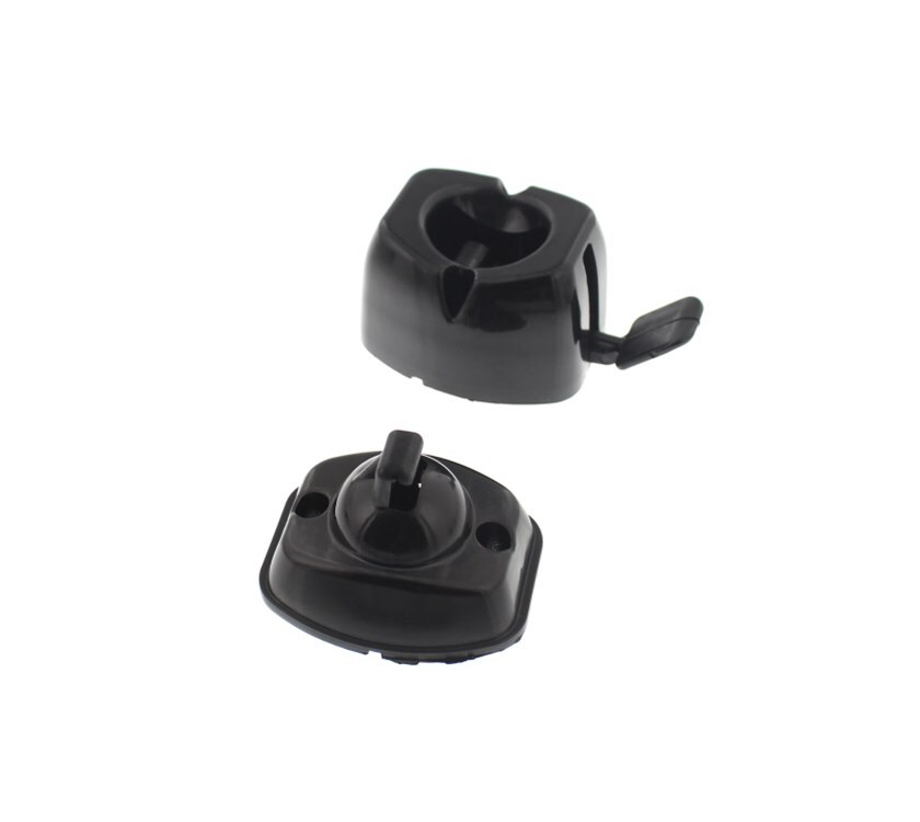 Black External Release Door Retainer Catch for UK Caravans