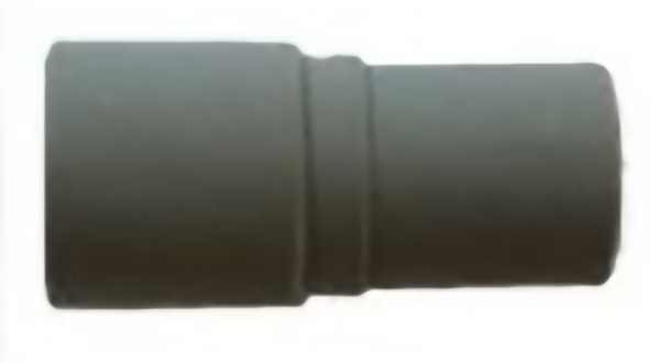 Grey 28mm Pipe To Convolute Hose Adapter