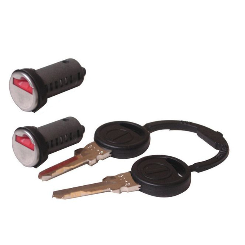 Zadi Cylinder Lock with Keys for Zadi Doors 3-7, 2x barrels