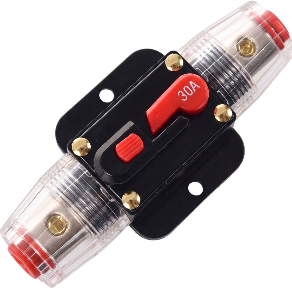 Circuit Breaker 30 Amp Inline Resettable - Heavy Duty