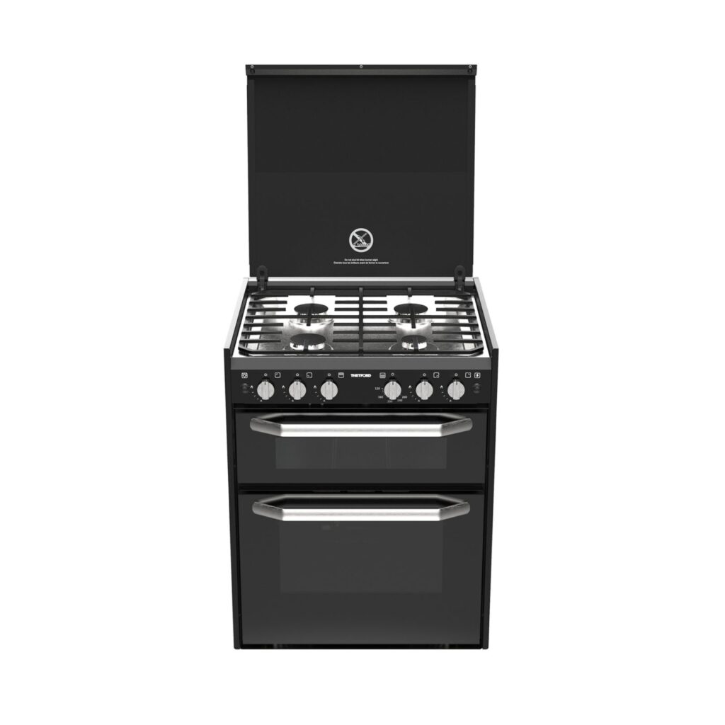Thetford K1520 4 Burner All Gas Combination Cooker (carbon finish)