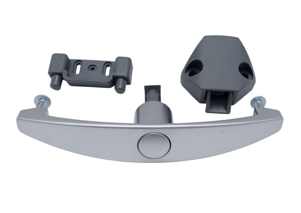 Swift,Sterling, Sprite caravan and motorhome drawer handle with push lock, metal