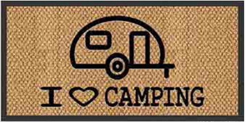 Arisol floor mat I LOVE CAMPING, Caravan