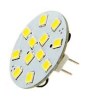 LED Bulb 12 SMD Module, G4, back pins, warm white