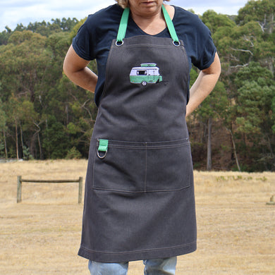 Van Go Collections Embroidered Apron, Iconic Collection, ERIBA caravan