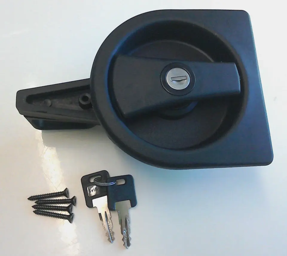 Caraloc 2000 entrance door lock for caravans, Left hand hinged doors