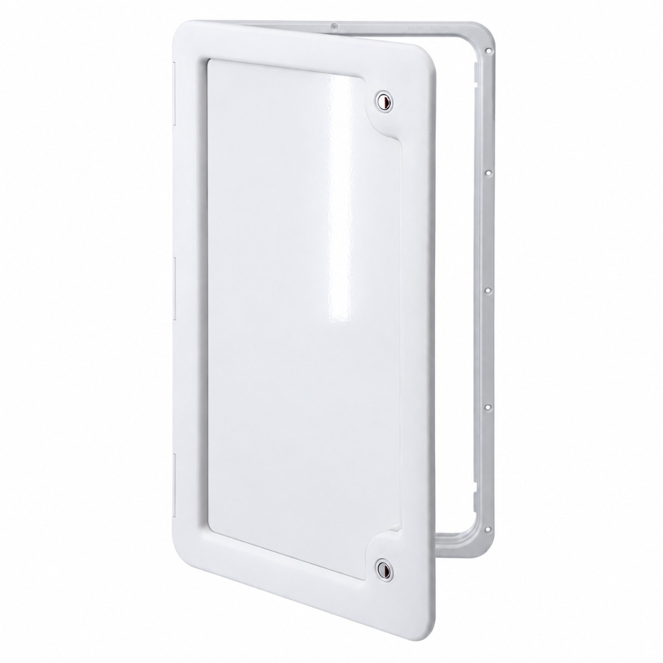 Thetford Model 4 Service Door, Complete with Bailey White GRP Panel