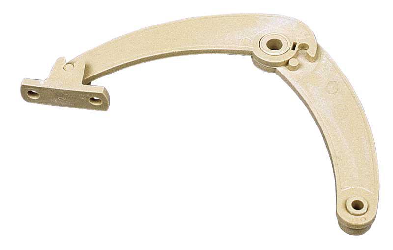 Folding Cupboard Hinge, Brown, Plastic, Set of 4,