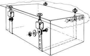 LILIE Underfloor Mounting Set For Water Tanks