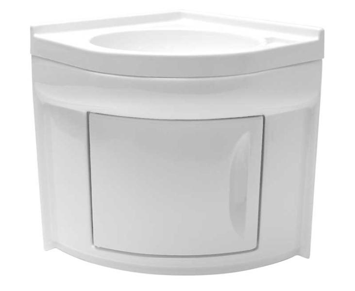 Hand Basin and Vanity Unit, White