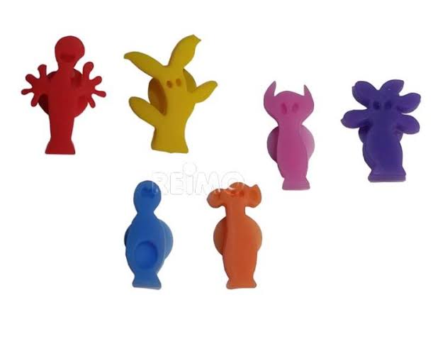 Glass marker set, 6 different markers