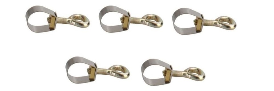 22mm Pole Adjusting Clamps with Triangle Eye Bolt for Awning Poles