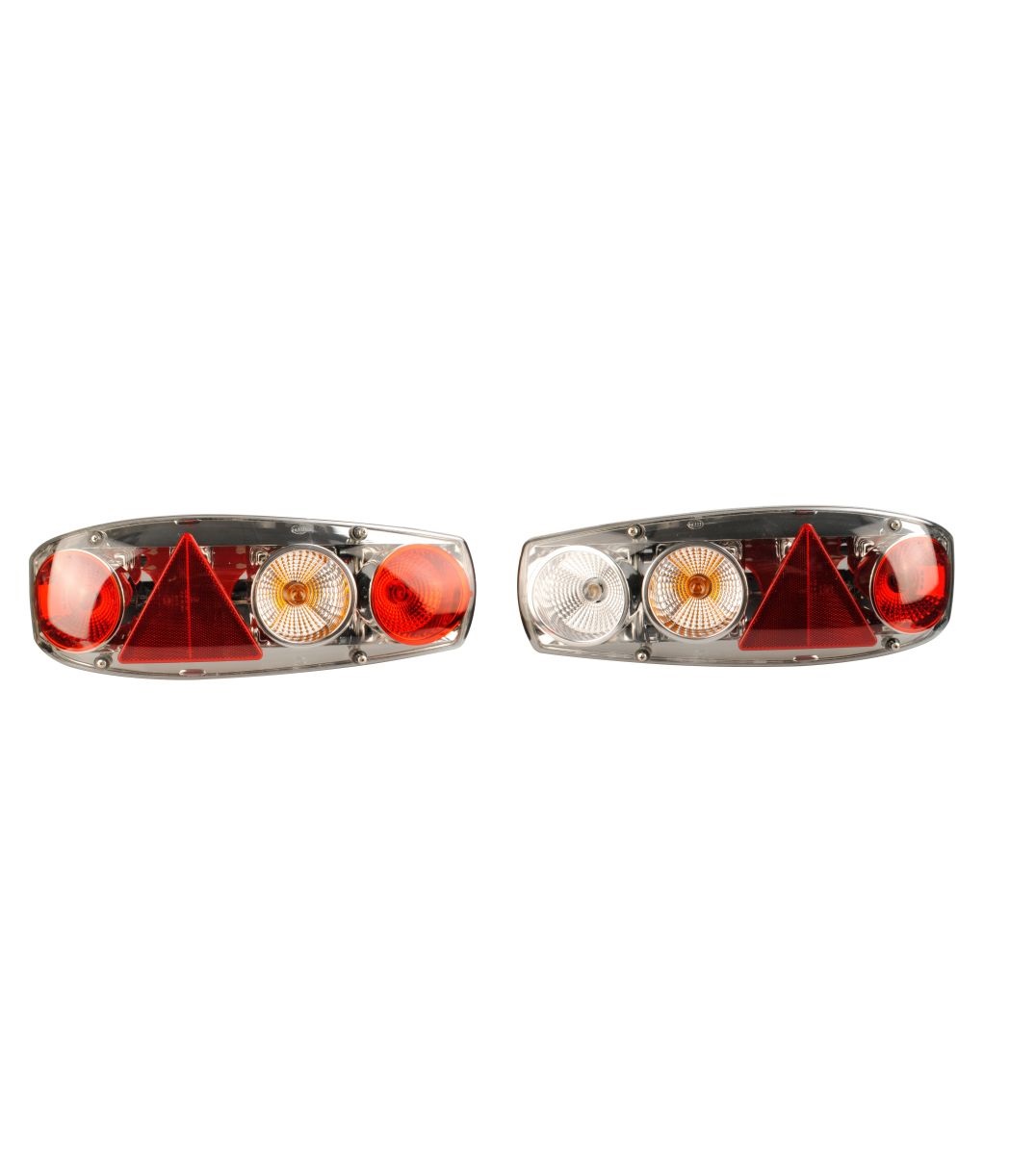 Hella Caraluna II Plus Chrome Tail Light for Caravans available in Left or Right