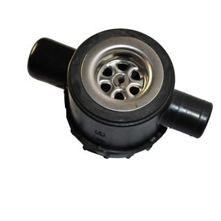 Reich drain with integrated smell trap, two connections, 33mm