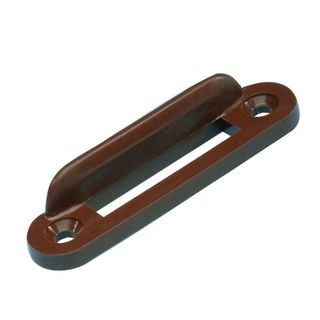 FAWO Wardrobe Locking Angle, brown plastic