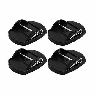 Support plates/jumbo feet for caravan stabilizer legs, set of 4