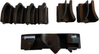 Hymer window lock sliding mechanism, black