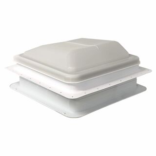 Coast RV 14x14 White Standard Wind-Up Roof Vent