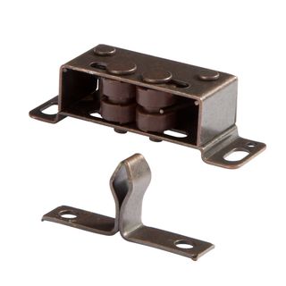 FAWO Metal Drawstring Catchers for Cupboard Doors x2