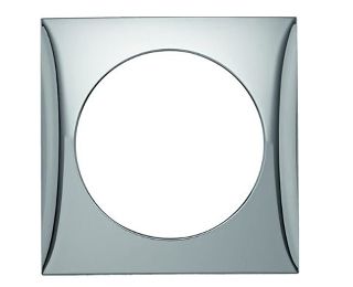 Berker Integro Flow Single Frame, Shiny Chrome