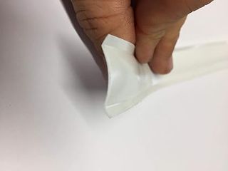 Vinyl infill white, 1" wide, for rails on American caravans and other caravans
