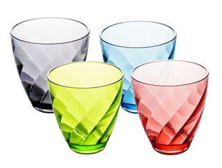 Camp4 water glasses BURANO, set of 4, SAN, 300 ml