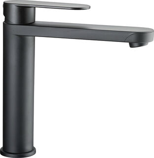 REICH Single Lever Mixer LINNEA L, black, kitchen