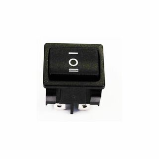 Lilie 12V 3-way Rocker Switch Black