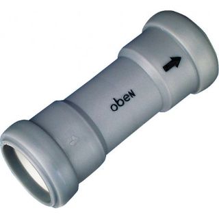 CARYSAN 28mm Grey Water Pipe Non-Return Valve Joiner