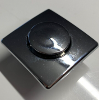 Elddis, Compass, Buccaneer push button, square, chrome