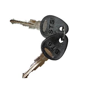 STS key system: 3 barrels and 2 keys