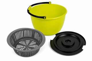 Camp4 Multi purpose bucket with lid and strainer, ⌀ 350mm, plastic