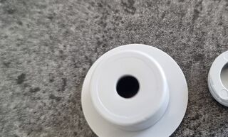 Burstner plug and cap for screws, light grey, 13mm