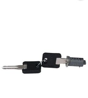 WD Barrel and Keys - Short, 27mm - Suitable for Thetford FD3 and FD5 Doors
