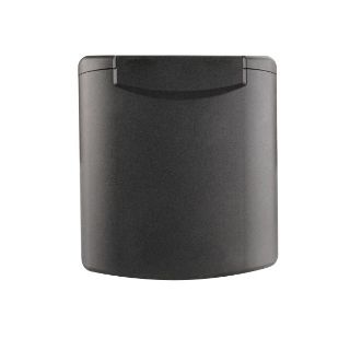 ABL Spare Lid for CEE Power socket, black