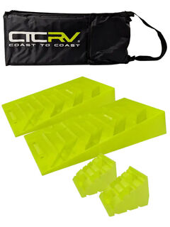 Coast RV 5000kg Levelling Ramp Kit with Chock & Bag
