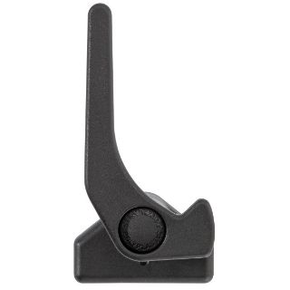 Polyplastic bolt lock for window, black, with button