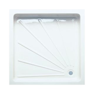LILIE Shower Base,580x90x580 mm, White plastic ABS, for caravans and motorhomes