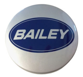 Alloy Wheel Plastic Centre Cap Silver 60mm for Bailey Caravan